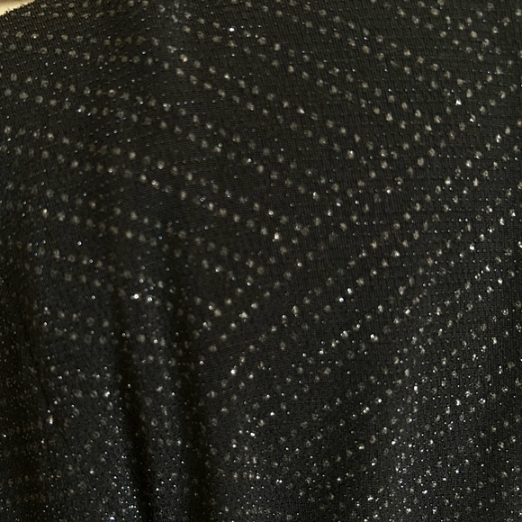 Alex Evenings Vintage 80s 90s Tuxedo Jacket Textured Sparkling Black Size Small - Picture 11 of 11